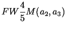 $\displaystyle FW\frac{4}{5}M(a_{2},a_{3})$